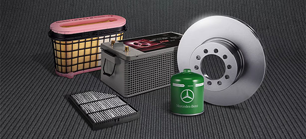 Verschiedene Mercedes-Benz Original Teile und Zubehör