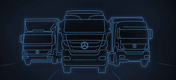 Grafik Mercedes-Benz Truck Modelle | Autohaus Weitkamp in Stemwede-Levern